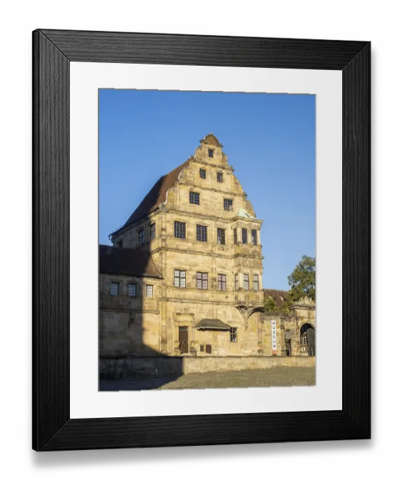 Framed Print : Old court in the morning light