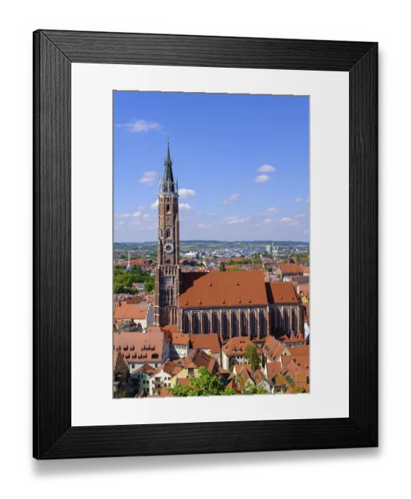 Framed Print : St. Martin's Church and old town