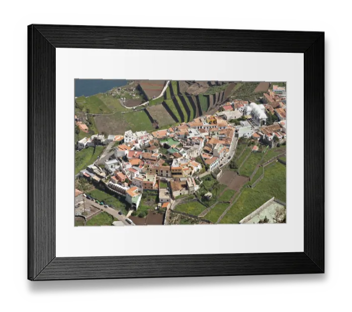Framed Print : Agulo Canary Islands - La Gomera