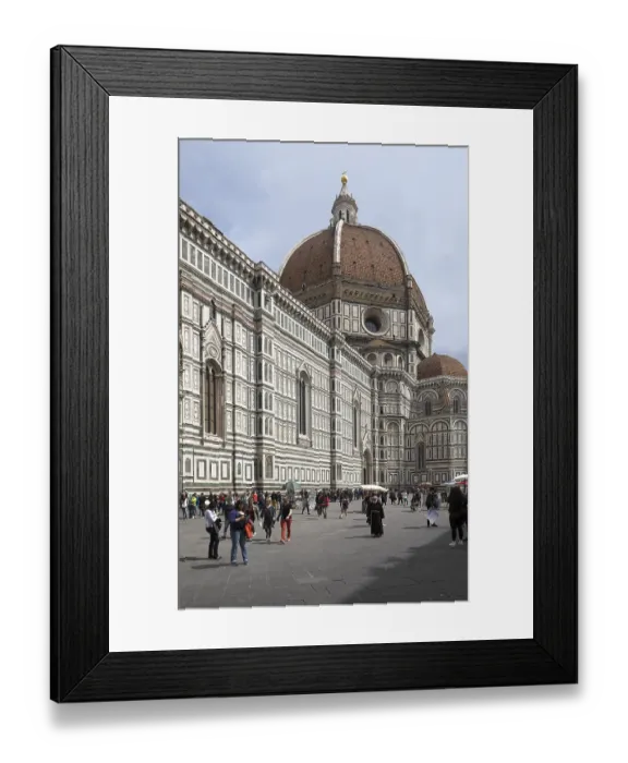 Framed Print : Duomo Santa Maria del Fiore cathedral