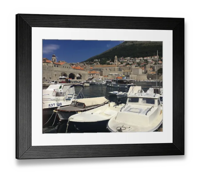 Framed Print : Dubrovnik Croatia at the holiday