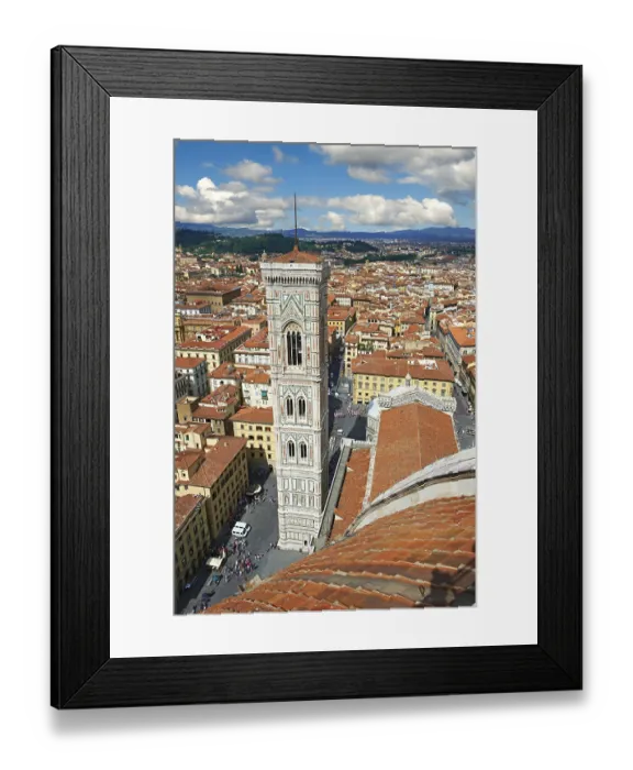 Framed Print : Campinale of the the Gothic-Renaissance Duomo of Florence Framed Print : Campinale of the the Gothic-Renaissance Duomo of Florence