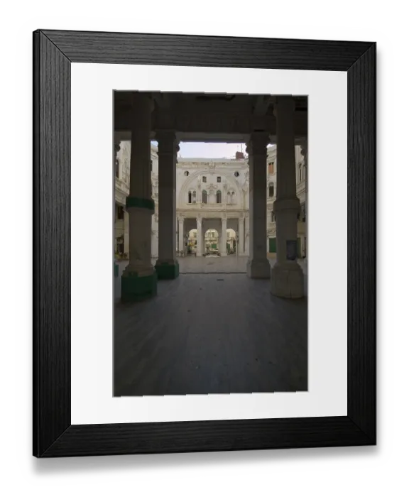 Framed Print : Classical buildings in the italian quarter