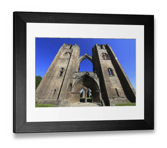 Framed Print : Elgin, ruined cathedral, west tower