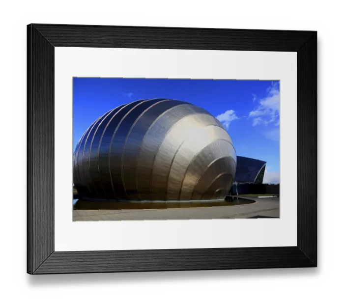 Framed Print : City of Glasgow, Science Centre Building