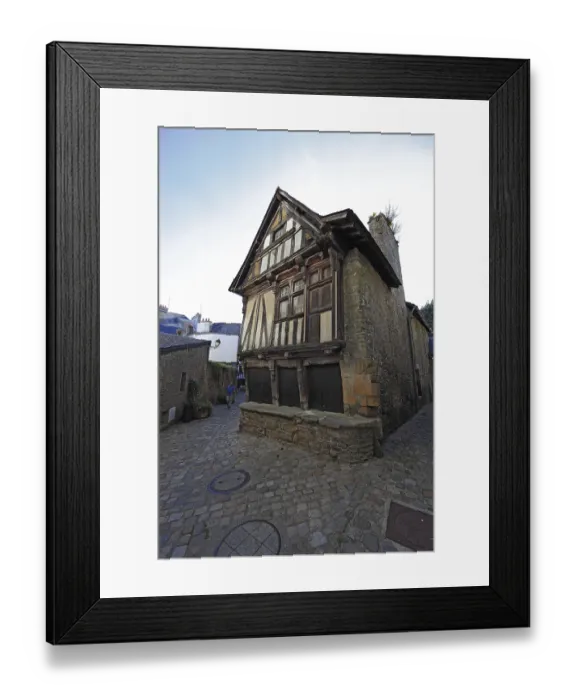 Framed Print : Quimberle, the historic house, Maison des Arches Framed Print : Quimberle, the historic house, Maison des Arches