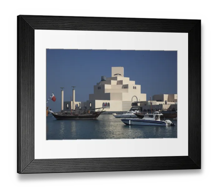 Framed Print : Museum of Islamic Art, Doha, considered the most important museum of Islamic art in Arabia