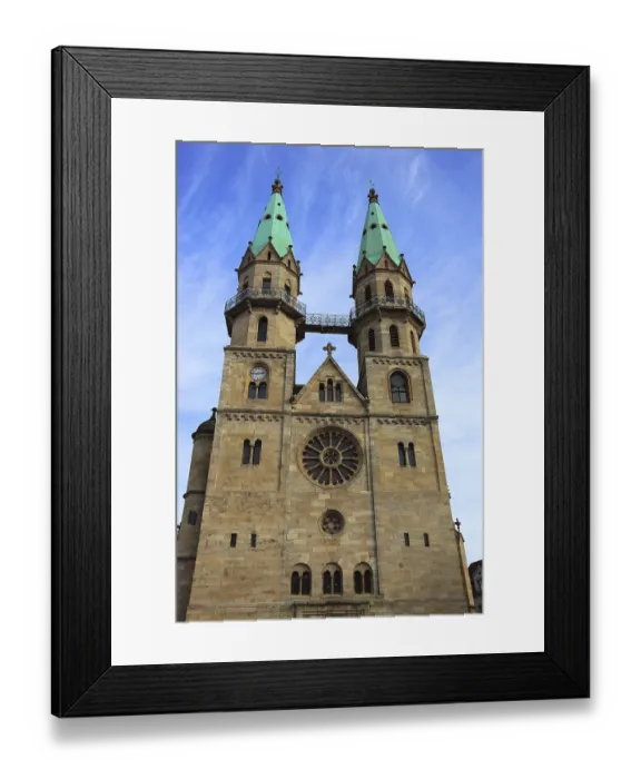 Framed Print : The Evangelical Lutheran Town Church of Our Lady