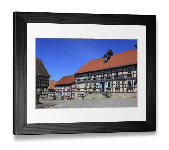 Framed Print : Second smallest town in Germany Framed Print : Second smallest town in Germany
