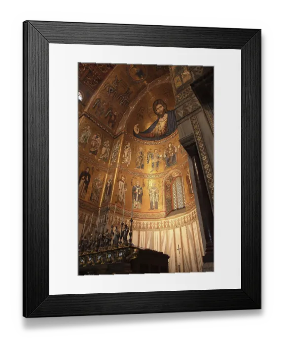 Framed Print : City of Monreale, in the Cathedral of Santa Maria Nuova Framed Print : City of Monreale, in the Cathedral of Santa Maria Nuova