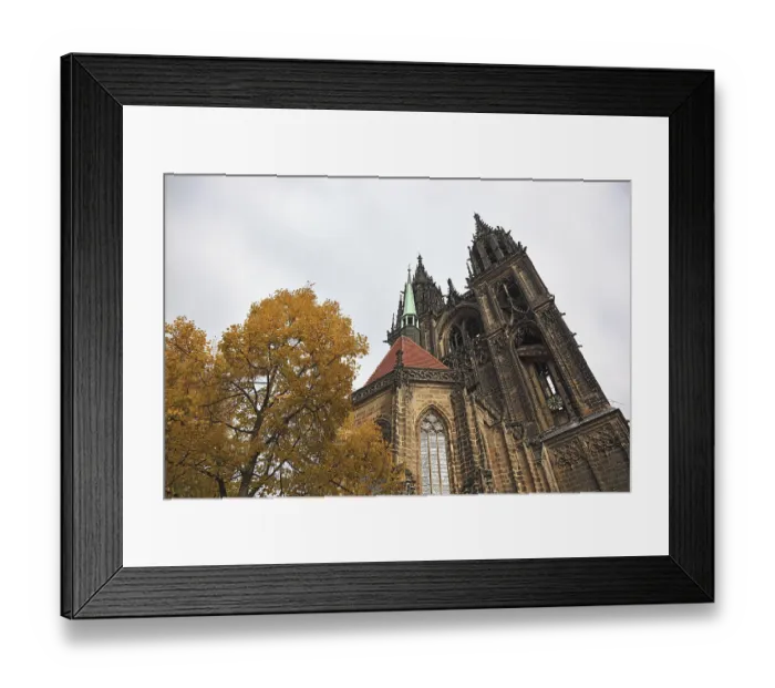 Framed Print : Meissen Cathedral, Saxony, Germany, Europe