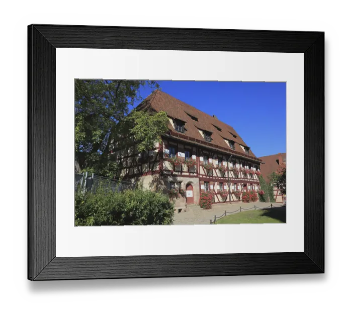 Framed Print : In the old town centre of Nuremberg Framed Print : In the old town centre of Nuremberg
