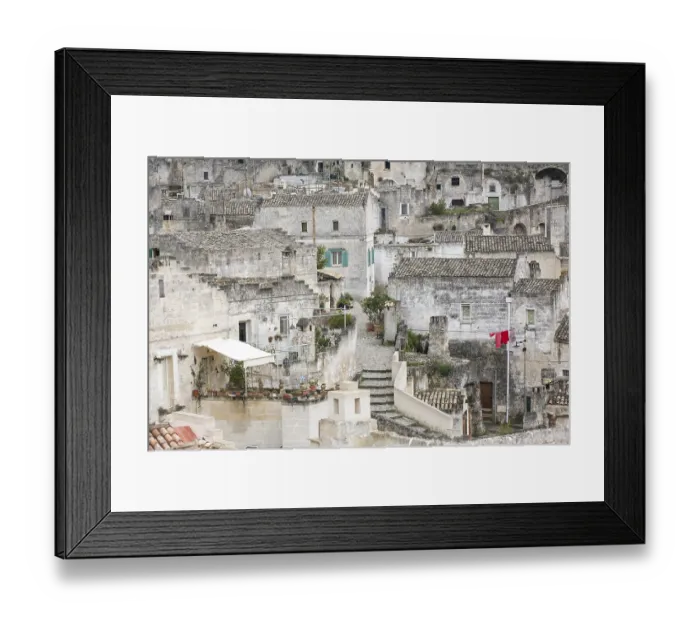 Framed Print : Sassi di Matera, Basilicata, Italy Framed Print : Sassi di Matera, Basilicata, Italy
