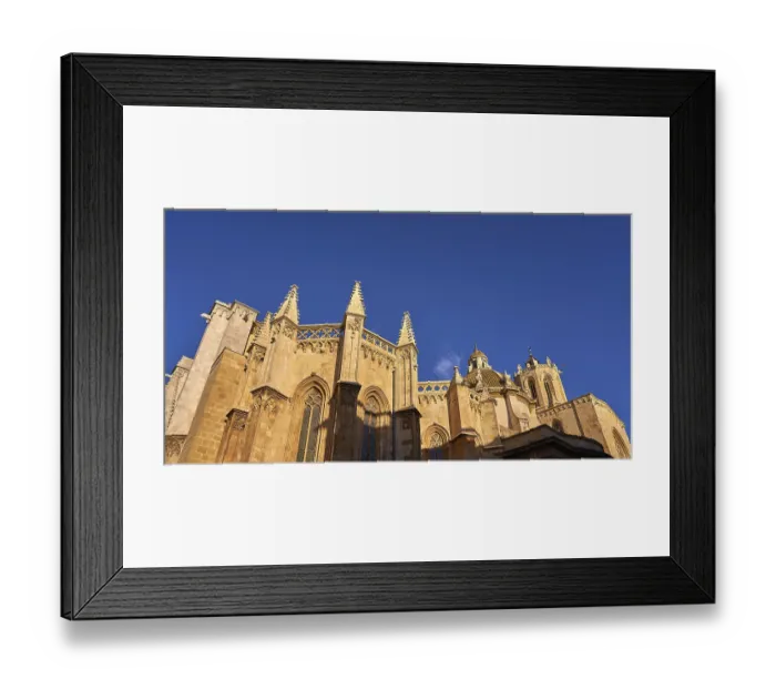 Framed Print : Tarragona Cathedral basilica in Catalonia of Spain