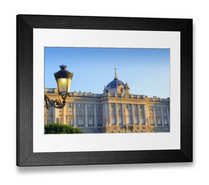 Framed Print : Madrid Palacio de Oriente monument Spain architecture