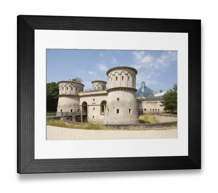 Framed Print : Historic Fort Thuengen or Draei Eechelen