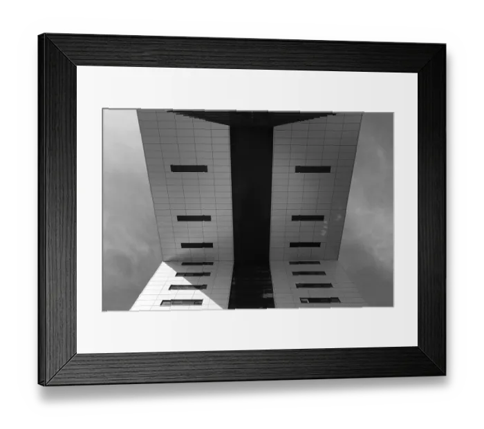 Framed Print : View of the Cologne crane houses