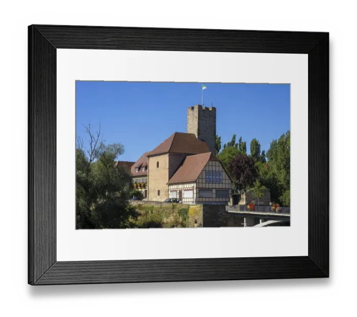 Framed Print : The medieval Count's Castle Framed Print : The medieval Count's Castle