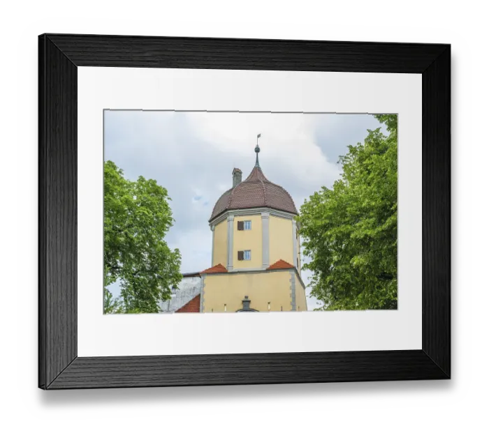 Framed Print : The Westertor, one of Memmingen's historic city gates