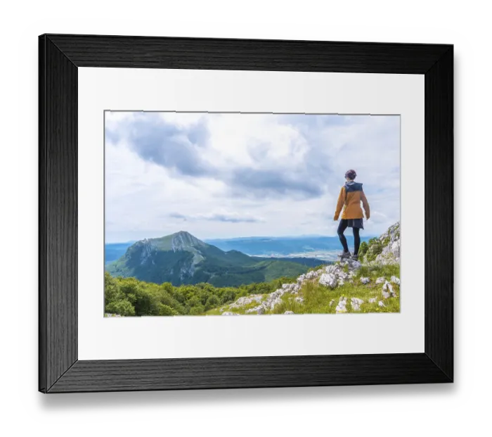 Framed Print : Mount Aizkorri 1523 meters, the highest in Guipuzcoa