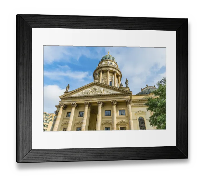 Framed Print : French Cathedral, Gendarmenmarkt, Berlin, Germany