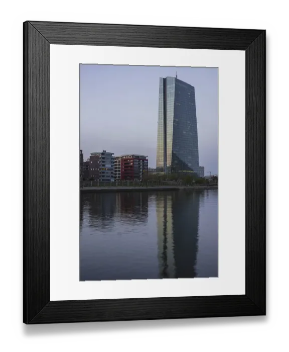 Framed Print : European Central Bank, architect Coop Himmelblau
