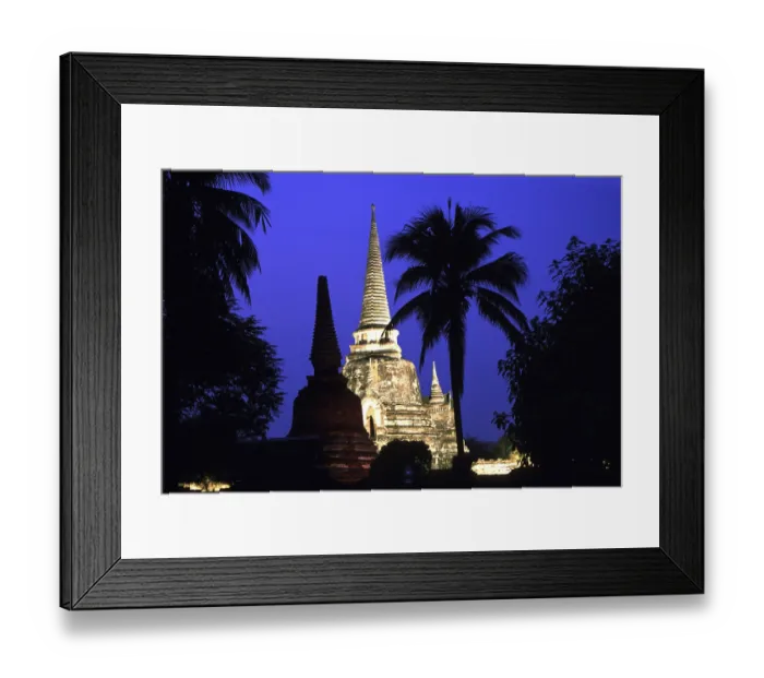 Framed Print : Thailande temple