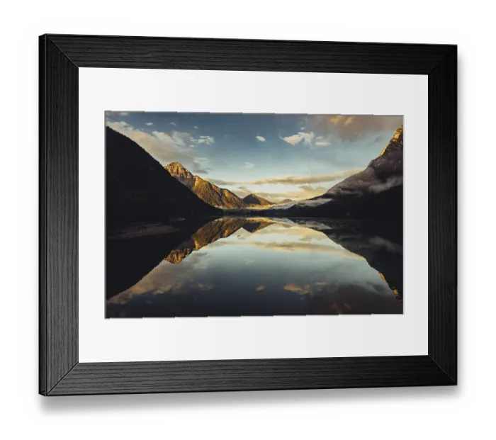Framed Print : Sunrise with reflections in Lake Heiterwanger See in Tyrol in the Alps in Austria Framed Print : Sunrise with reflections in Lake Heiterwanger See in Tyrol in the Alps in Austria