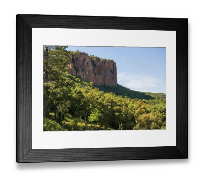 Framed Print : Gorge with red rocks, Gorges du Blavet Framed Print : Gorge with red rocks, Gorges du Blavet