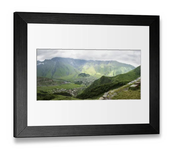 Framed Print : Peaks and slopes of the Caucasus Mountains in Georgia Framed Print : Peaks and slopes of the Caucasus Mountains in Georgia