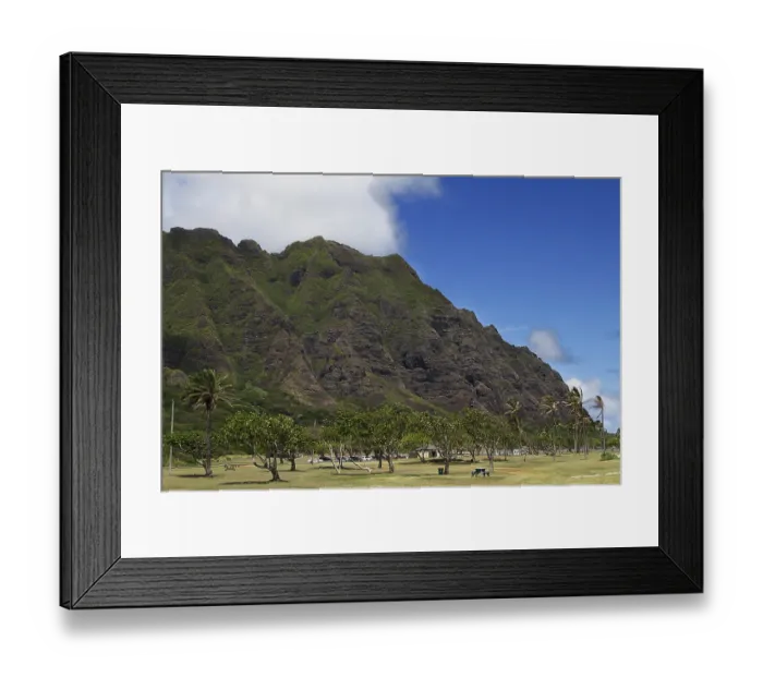 Framed Print : Mountain in the kahana valley state park Framed Print : Mountain in the kahana valley state park