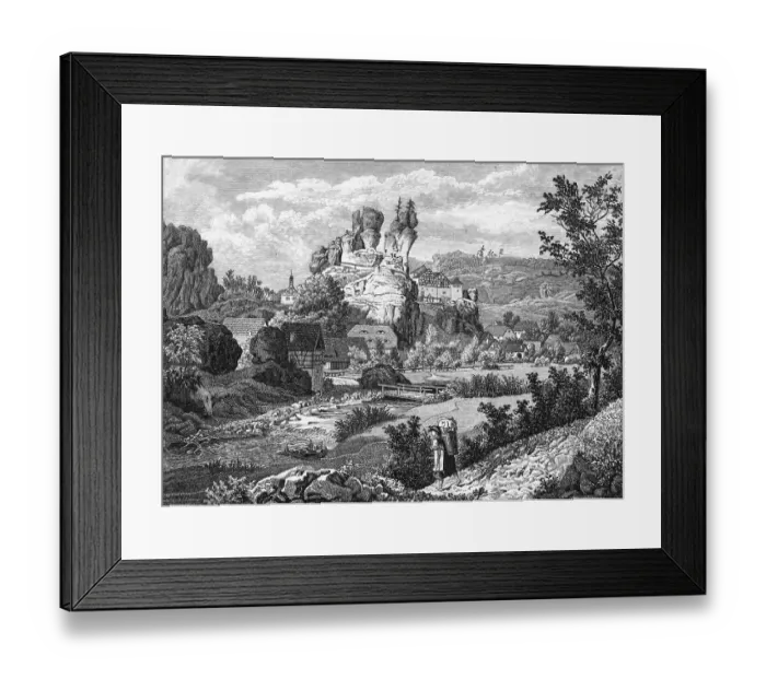 Framed Print : Tuchersfeld in Franconian Switzerland