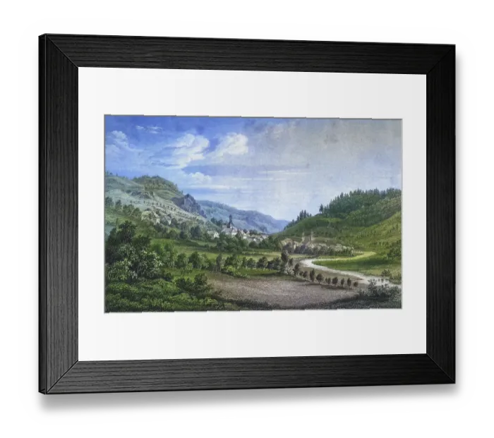 Framed Print : Muggendorf, climatic health resort Framed Print : Muggendorf, climatic health resort