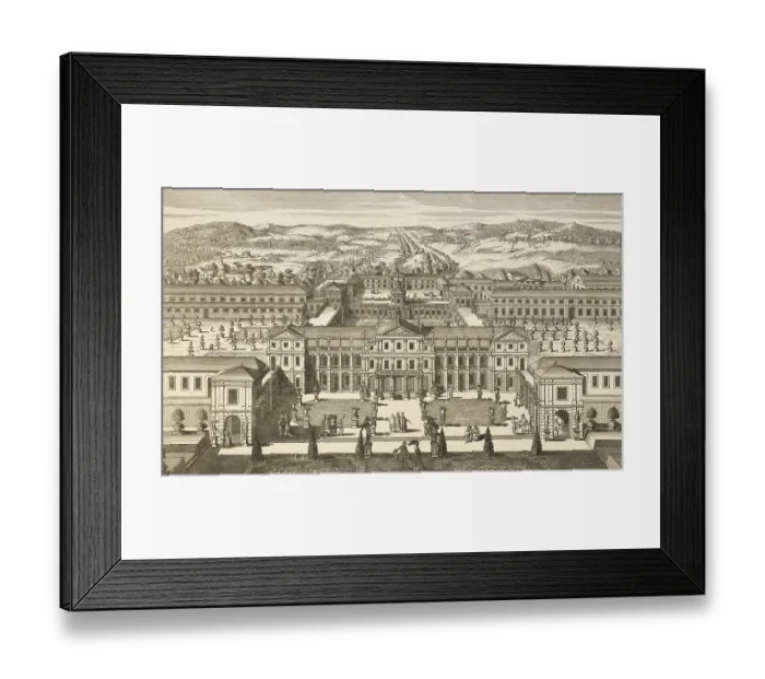 Framed Print : Ducal-Braunschweig pleasure palace at Salzdahlen