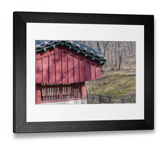 Framed Print : Yeongi-gun, South Korea. December 24