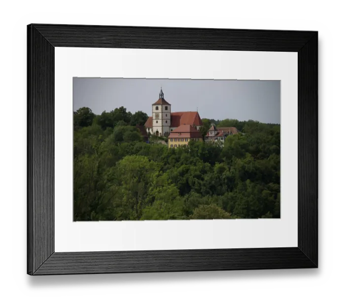 Framed Print : View of the Stockenburg, Vellberg