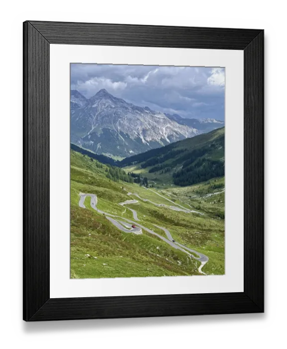 Framed Print : Passo di Spluga, Splugen Pass