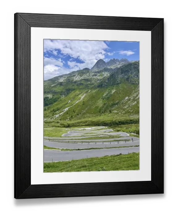 Framed Print : Passo di Spluga, Splugen Pass