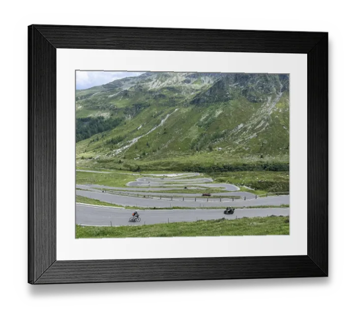 Framed Print : Passo di Spluga, Splugen Pass