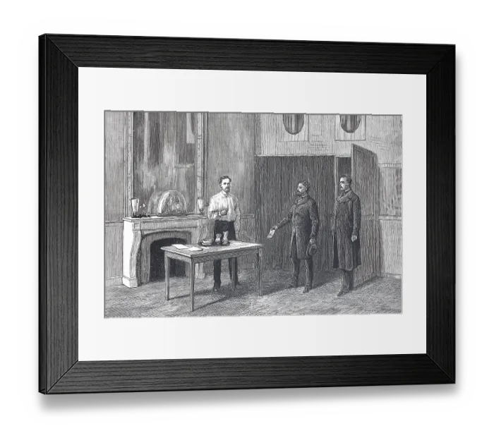 Framed Print : Irische Verdachtige in Paris