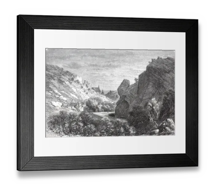 Framed Print : Die Bruhl bei Modling im Wienerwald Framed Print : Die Bruhl bei Modling im Wienerwald