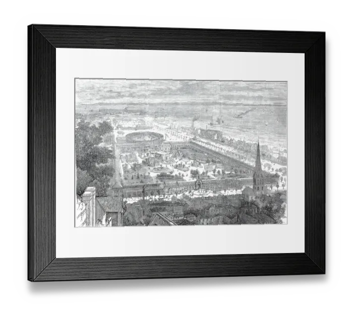 Framed Print : Die internationale maritime Ausstellung in Le Havre