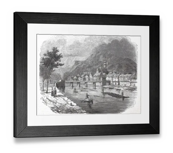 Framed Print : Gernsbach, der historische Hauptort des unteren Murgtals im baden-wurttembergischen Landkreis Rastatt Framed Print : Gernsbach, der historische Hauptort des unteren Murgtals im baden-wurttembergischen Landkreis Rastatt