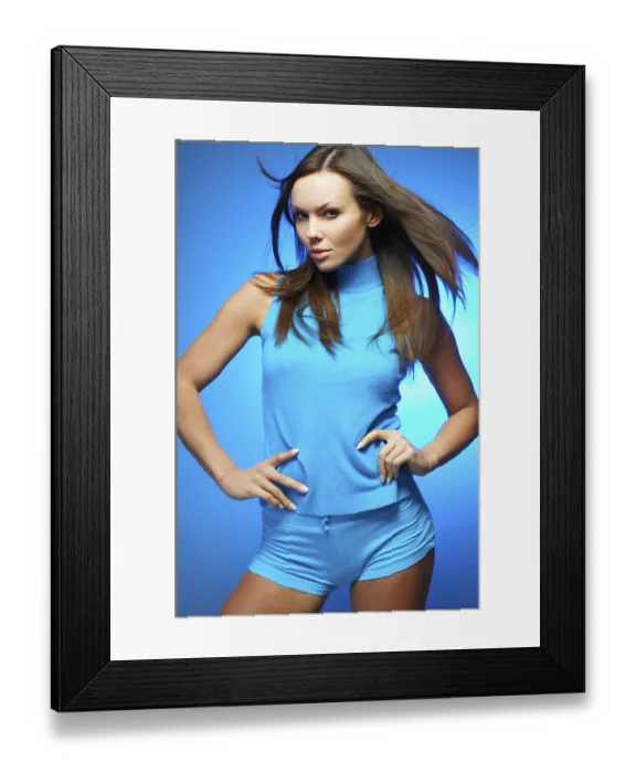 Framed Print : Portrait of beautiful young sexy brunette woman Framed Print : Portrait of beautiful young sexy brunette woman