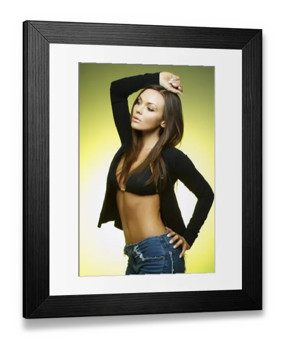 Framed Print : Portrait of beautiful young sexy brunette woman Framed Print : Portrait of beautiful young sexy brunette woman