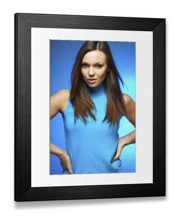 Framed Print : Portrait of beautiful young sexy brunette woman Framed Print : Portrait of beautiful young sexy brunette woman