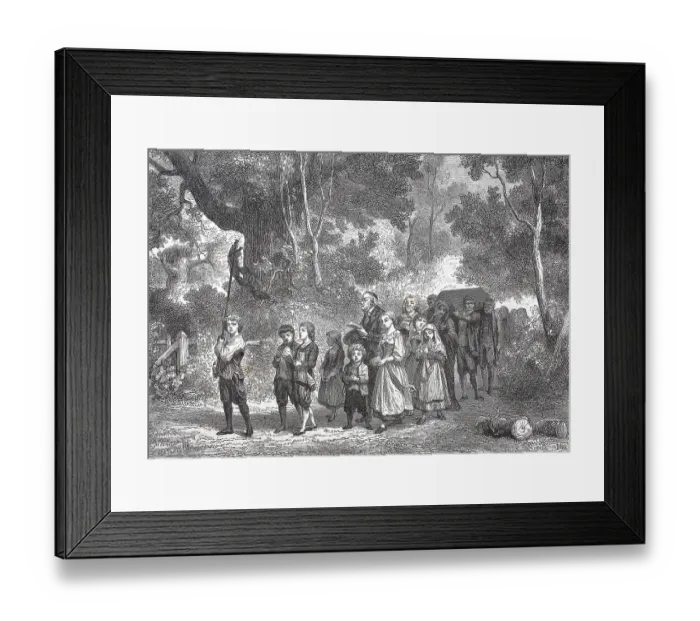 Framed Print : Leichenzug, der Trauerzug mit dem Sarg des Verstorbenen Framed Print : Leichenzug, der Trauerzug mit dem Sarg des Verstorbenen