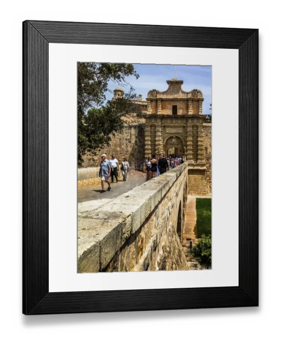 Framed Print : Baroque city gate, 18th century