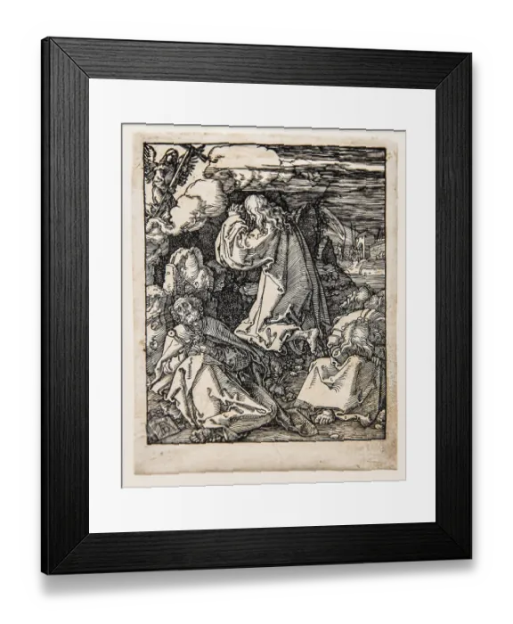 Framed Print : The Agony in the Garden, 1510, The Little Passion