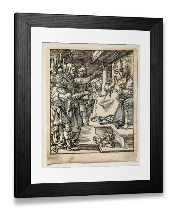 Framed Print : Christ in front of Caiphas, 1508